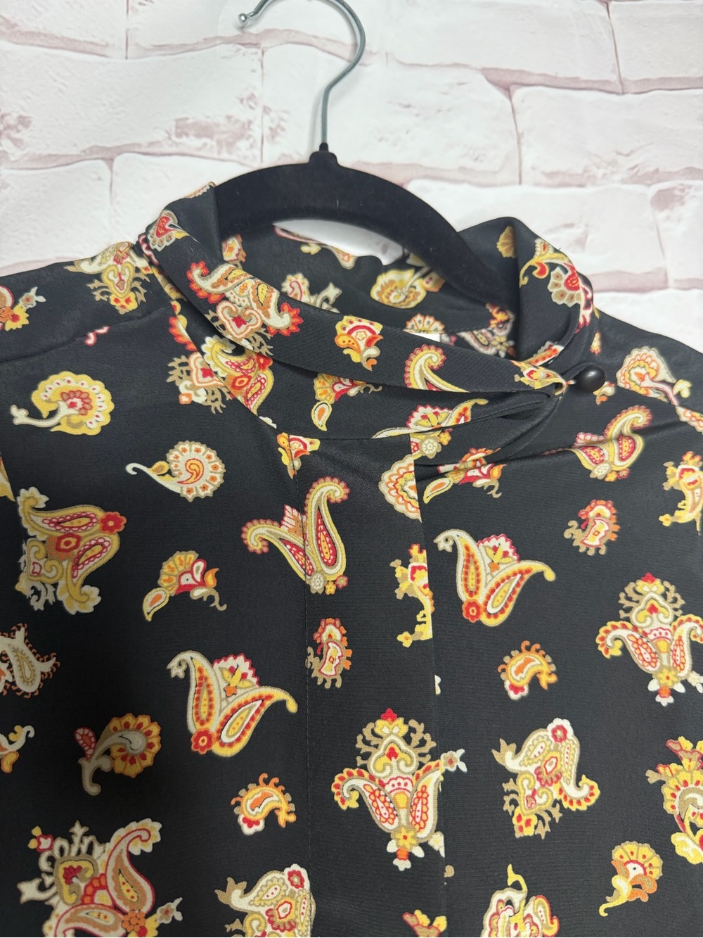 Pendleton Vintage Paisley Blouse – Women’s Size 10 Tall - Picture 7 of 10
